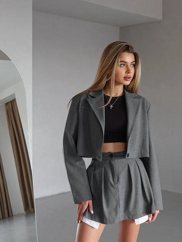 Set of jacket & skirt