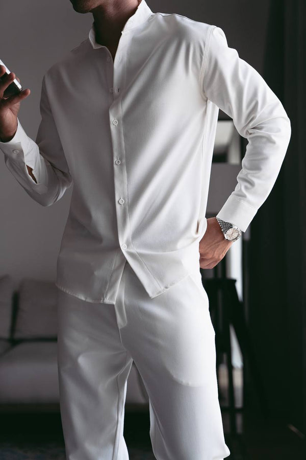 Oversized cotton shirt